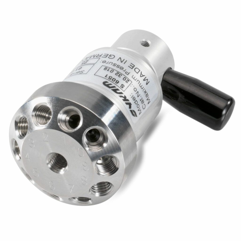 S 6051 1x10Way Preparative HPLC Valve Sykam Chromatography