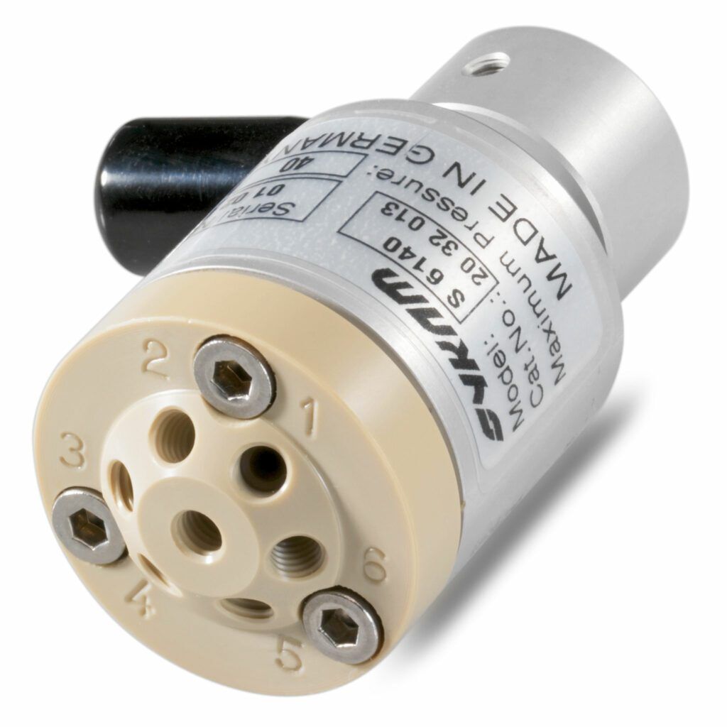 S 6040 1x6Way Analytical HPLC Valve Sykam Chromatography